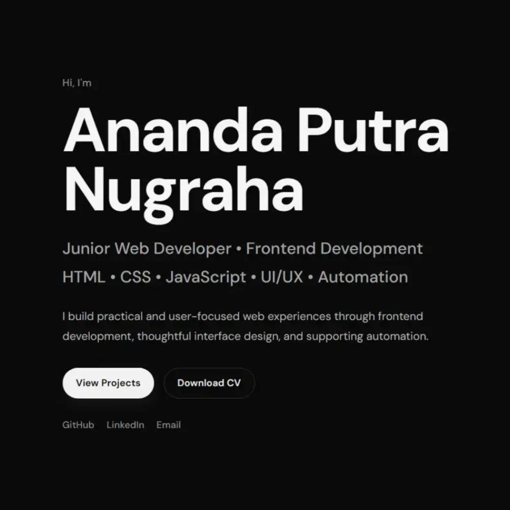 Ananda Putra Nugraha portfolio preview
